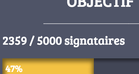 Plus de 3 000 signatures. Contre la résignation, poursuivons.